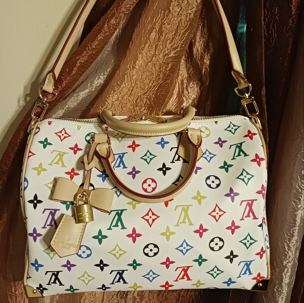 Louis Vuitton Colorful Monogram Satchel